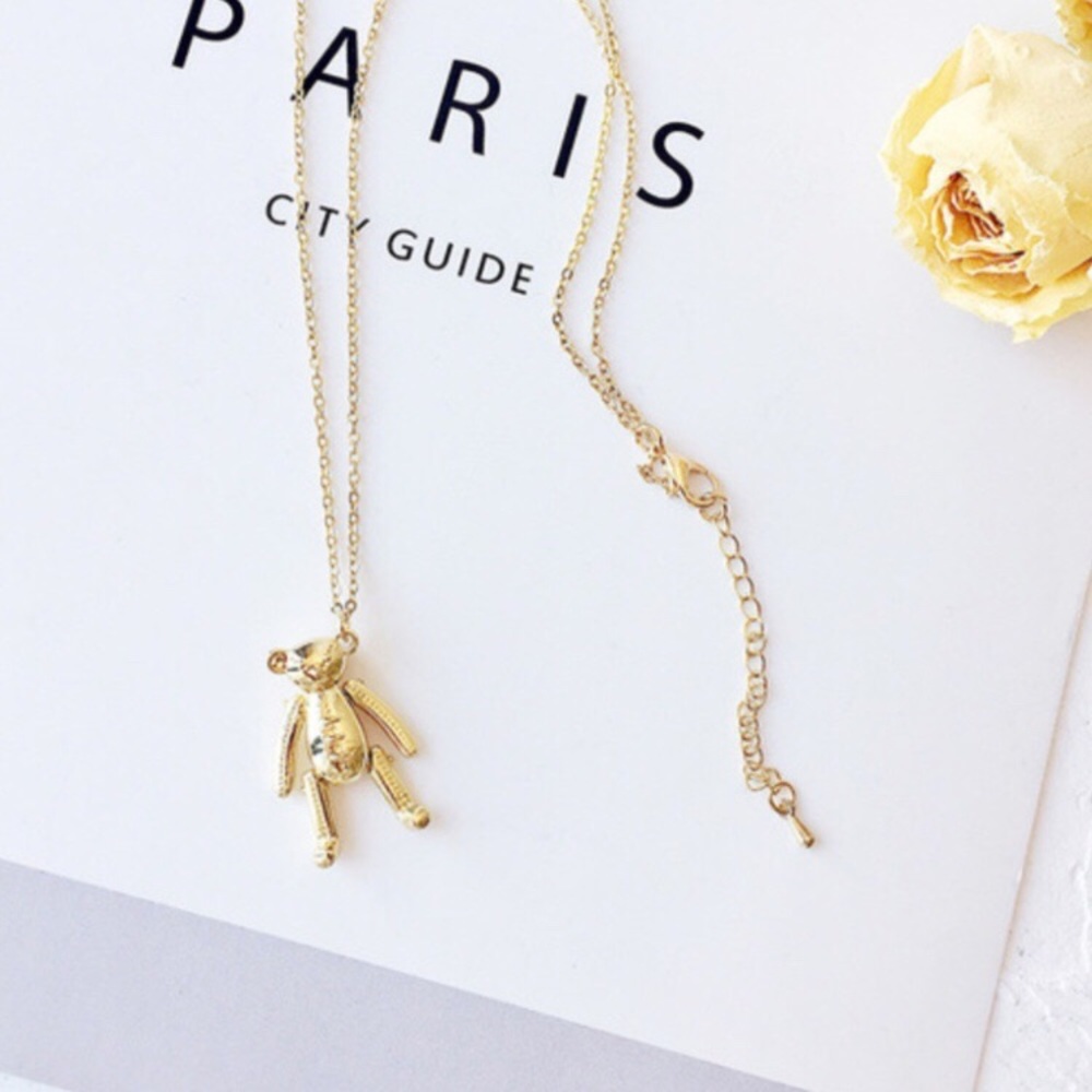 **PRICE DROP** Gold Teddy Bear Necklace 💛